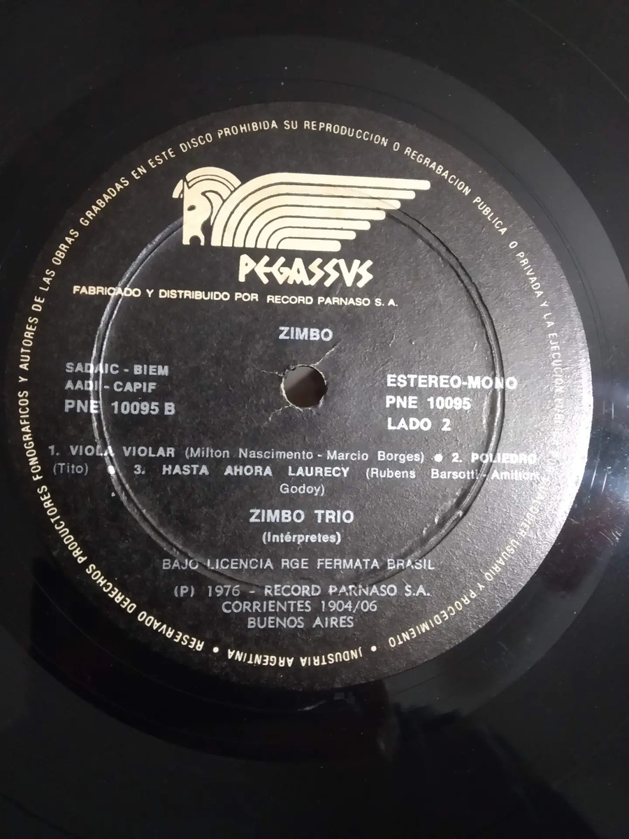 Zimbo Trio - Zimbo - vinilo 1976