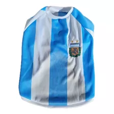 Camiseta Perro Selección Argentina Futbol Talle Xs Al 4xl