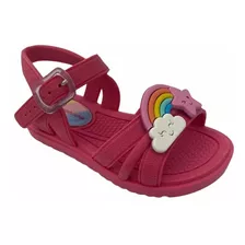 Sandália Sandalinha Rasteirinha Baby Infantil Meninas Rosa