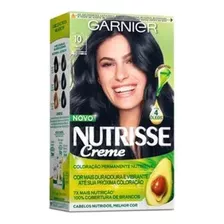 Coloração Nutrisse 10 Preto Ônix - Garnier