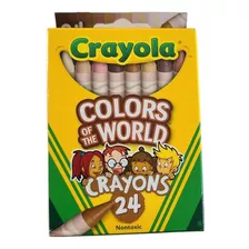 Crayola Crayones 24 Piezas Color Of The World Americanos 