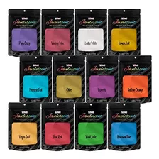 Nos. Kit De Pigmento En Polvo De Perlas De Mica De 12 Colore