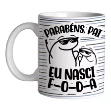 Caneca Xicara Flork Bento Palito Frase Engraçada Pai Namorad