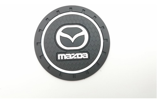 Kit 2 Almohadillas Para Portavaso Con Logo De Mazda Foto 2