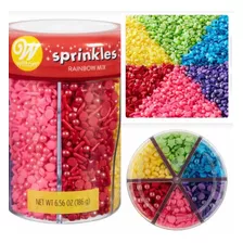 Sprinkles Para Reposteria Diseño Arcoíris Wilton