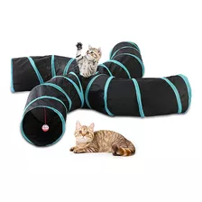 Cat Tunnel 4 Way Pet Play Toy Túnel Dobrável Para Gatos Cães