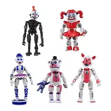 Juego De 5 Figuras De Acción Fnaf - Juguetes Muñecas Regalos