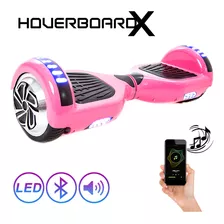 Hoverboard Smart Balance 6,5 Polegadas Rosa Led Com Bolsa