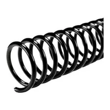 Espiral Preto Para Encadernação 12mm - 100 Unidades