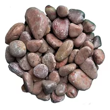 Piedra Decorativa Mármol Rosa Mediana Jardín Macetas 2.5kg