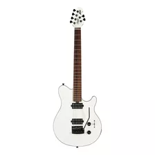 Guitarra Elétrica Sterling Axis Ax3s Single-cutaway De Tília White Com Diapasão De Jatobá