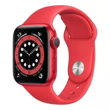 Apple Watch Series 6 (gps) - Caja De Aluminio Rojo De 40 Mm - Correa Deportiva Rojo