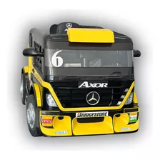 Caminhão Elétrico Infantil Mercedes Amarelo 24v