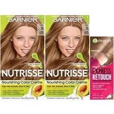 Garnier Nutrisse Y Expreso De Retoque Kit, Rubio Oscuro Natu