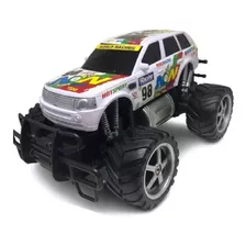 Carro Com 7 Funçoes Cr Giant Four Wheeler Rally Recarregavel Cor Branco Cks Toys