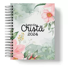  Arquivo Miolo Agenda Sweet Flower Cristã 2024 + Capa