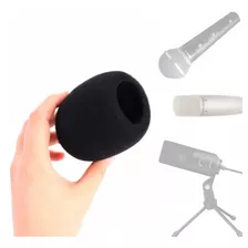 02 Espumas Microfone De Mão Dinâmico Mini Condensador Studio