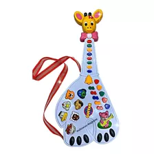 Brinquedo Guitarra Musical Girafa Teclado Infantil Som