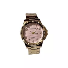 Relógio Feminino Dourado Luxo