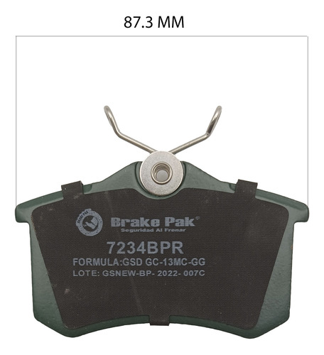 Pastilla Freno Tra Brake Pak Para Citroen Ds3 Foto 6