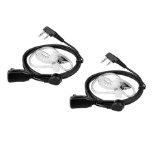 Pack De 2 Auricular Tactico Para Radio De Walkie Manos Libre