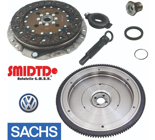 Volante De Motor Clutch Y Reten Vw Sedan 1.6l 74-92 Vocho Foto 5