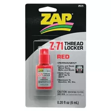 Zap Pt-71 Trava-rosca Z-71 (6 Ml) Vermelho Permanente