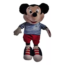 Boneco Mickey Mouse Antigo Pelúcia P/coleção Ver Descrição