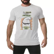 Camiseta Flork Feminino Masculino Frase Sem Paciência Humor 