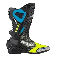 Bota Motociclista Esportiva Texx Pista Em Couro Superbike