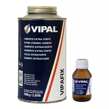 01 Cola Vipafix 1kg Vipal + 01 Catalisador 50gr(30min) Vipal