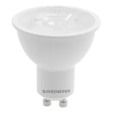 Lampada Led 4,8w 24º Mr16 Dicroica Gu10 Save Energy Cor Da Luz Branco-frio (6500k) 110v/220v