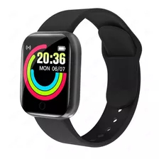 Smartwatch Miza D20 Plus 41.5mm, Pulseira Preta E O Arco Preto