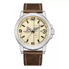 Reloj Naviforce Original Nf 9177 Casual Cuero + Estuche