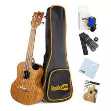 Rockjam Premium Kit De Ukelele Tenor Con Afinador, Bolsa, Co