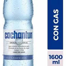 Seis(6), Agua Mineral Cachantun Con Gas 1.6 Litros