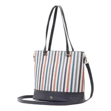 Bolsa Tote Para Mujer Lucentzza Print Rayas