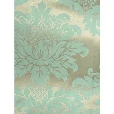 Tecido Jacquard Tiffany Com Dourado 3 Mt Comp X 2,80 Mt Larg