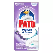 Desodorizador Sanitário Pastilha Adesiva Lavanda 3 Unidades Pato