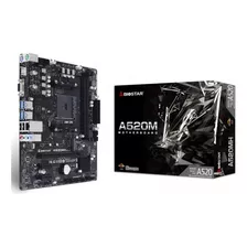 Placa Mãe Biostar A520mh Ddr4 Amd A520 Am4 Matx Ddr4 Ryzen Cor Preto