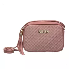 Bolsa Mini Bag Pequena Feminina Alça Lateral Selten Cor Rosa
