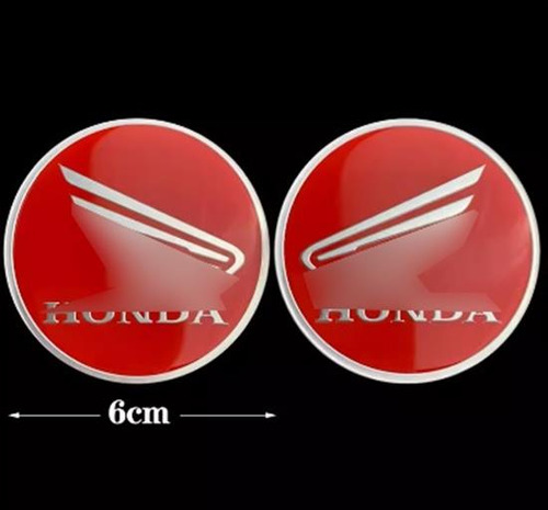 Logo Ala Redonda 3d Para Honda Cbr Vfr 600 400 1000 Rr 1200 Foto 6