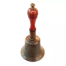 Monijor62-antiguo Campana D/mesa Bronce De Importante Sonido