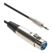 Cable Hembra Xlr De 6 Pies Macho Estéreo De 3,5 Mm Que...