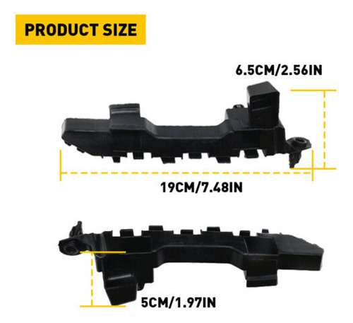 For 2016-2020 Honda Hrv Front Bumper Retainer Brackets H Ggg Foto 4