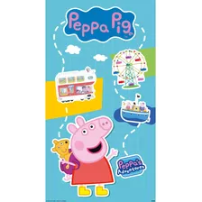 Painel Lateral Tecido Sublimado 2,2x1,5 Peppa Pig Licenciado