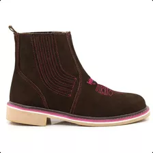 Bota Botina Feminina Wrangler Cano Curto Para Montaria