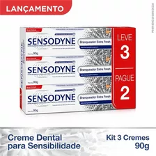 Creme Dental Sensodyne Branqueador Extra Leve 3 Pague 2 90g
