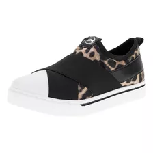 Tênis Femininos Casual Slip On Elástico Caminhe Com Estilo