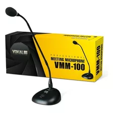 Microfone Goosneck Vokal Vmm100 - Sens. -43db - 8m Cabo